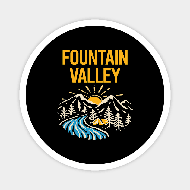 Nature Landscape Fountain Valley Magnet by rosenbaumquinton52